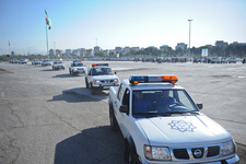 برقراری انضباط شهری پیاده‌روی جاماندگان اربعین در تهران با ۵۰۰ نیروی شهربان